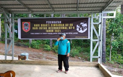 Peringatan Hari Bakti Rimbawan Ke-38 Hari Hutan Internasional ke-9 Tahun 2021