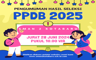 PENGUMUHAN HASIL SELEKSI PENDAFTARAN PESERTA DIDIK BARU TAHUN AJARAN 2024/2025